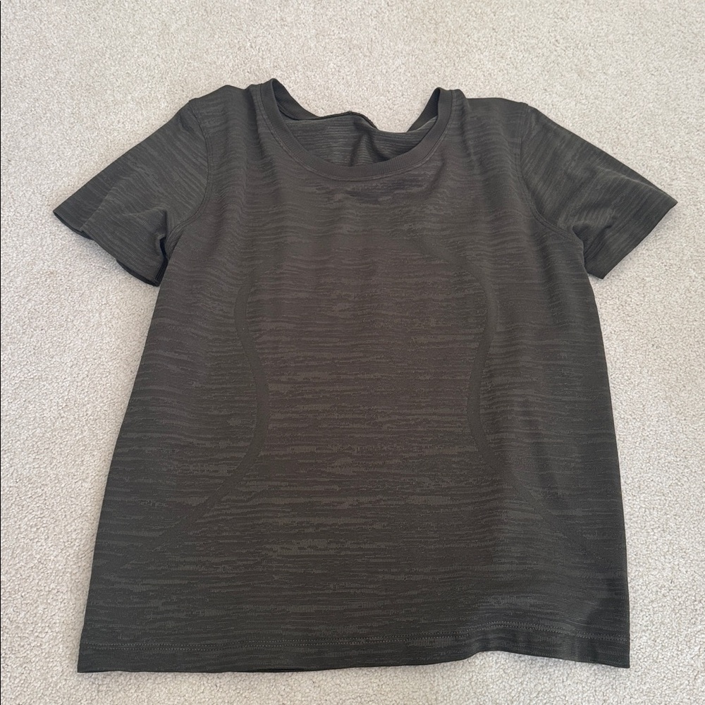 Lululemon green running T-Shirt